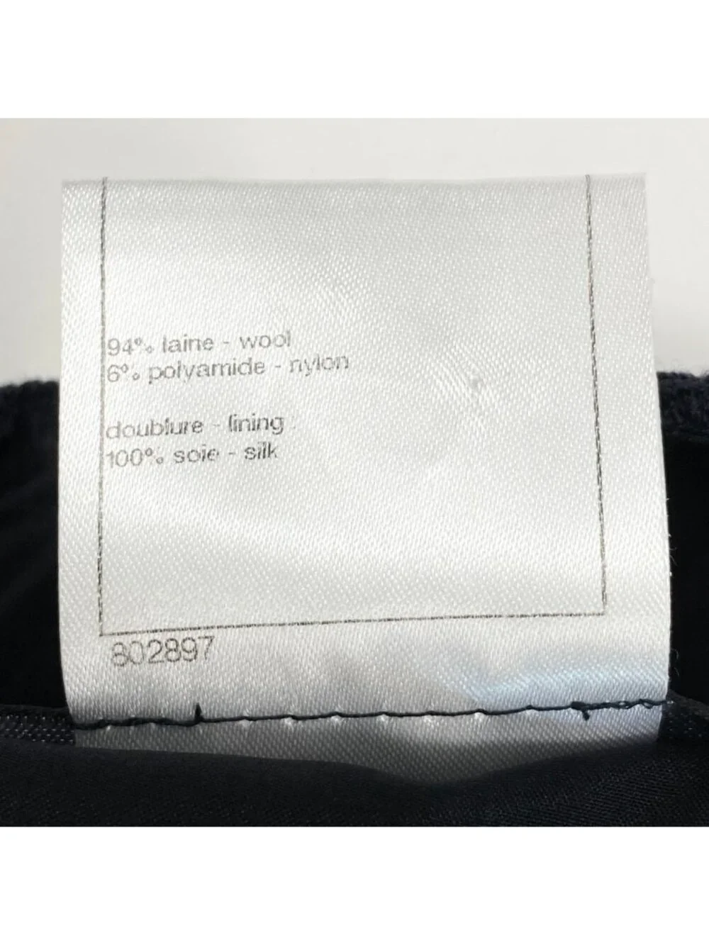 Chanel Short Sleeve Dress Gripoix Button 34 Black